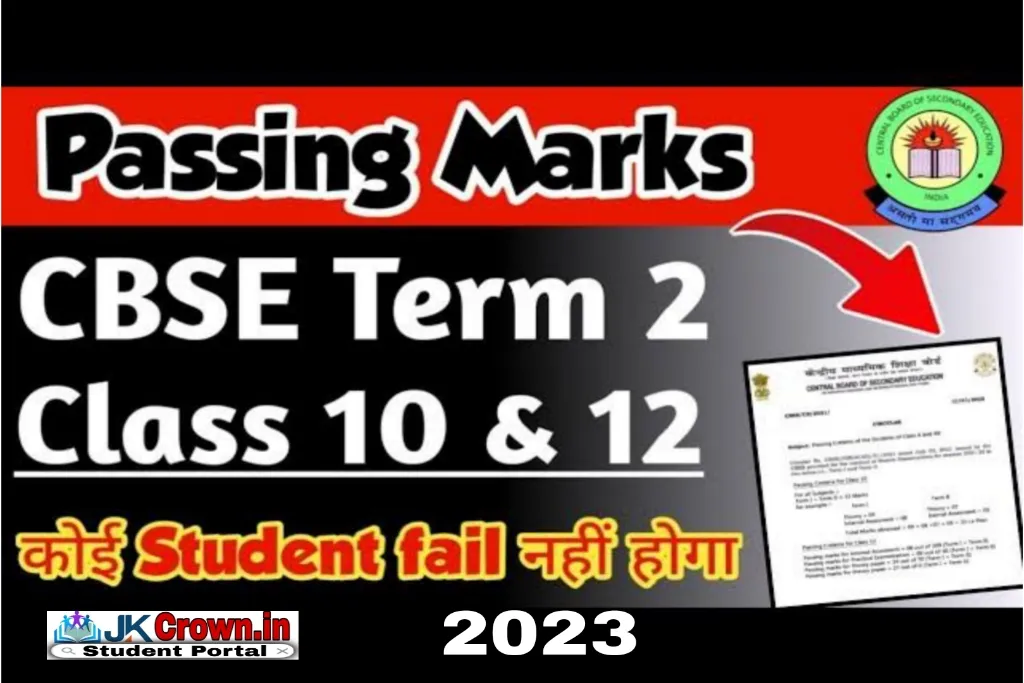 CBSE 10th And 12Th Class Passing Marks 2023